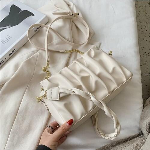 Ceossman Women's White Bags