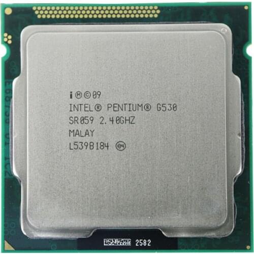 Original G530 CPU Processor Celeron G530 2M Cache, 2.40 GHz LGA 1155 TDP 65W