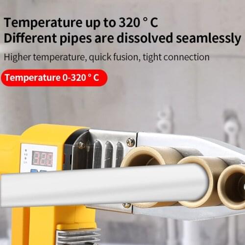 Electronic constant temperature PPR fuser Pipe hot melt machine PB PE20-63 heat plastic welding machine welder
