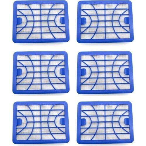 6Pcs H13 HEPA Filter ZVCA050H Fit for ZELMER Vacuum Cleaner Clarris Twix,Explorer,Jupiter Vacuum Cleaner Parts