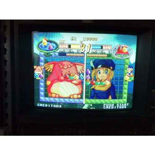 Neo Geo MVS game card : Oshidashi Zintrick