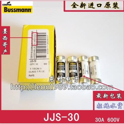 US imports of ceramic fuse BUSSMANN T-TRON fuse JJS-30 30A 600V