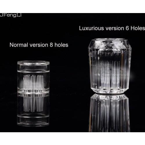 JFENGLI ALATTIN 2pcs Acrylic Second Generation Planaria leech Traps 6 Holes 8 holes for tanks Aquarium
