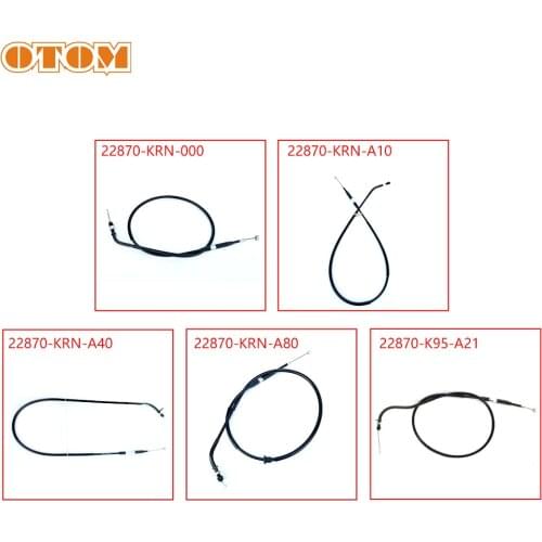 OTOM Motorcycle Clutch Cable Length From 1100mm to 1220mm For HONDA CRF CRF250R 04-17 Motorbike Emergency Brake Wire Clutch Line