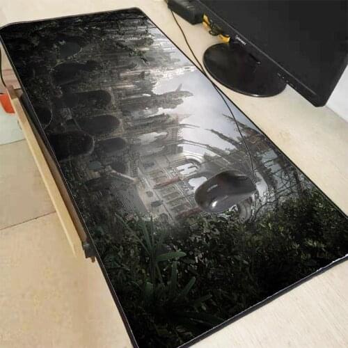 Mairuige Dark Fantasy Landscape Version Large Gaming Lock Edge Mousepad Keyboards Mat Computer Tablet Mouse Pad Office & Game
