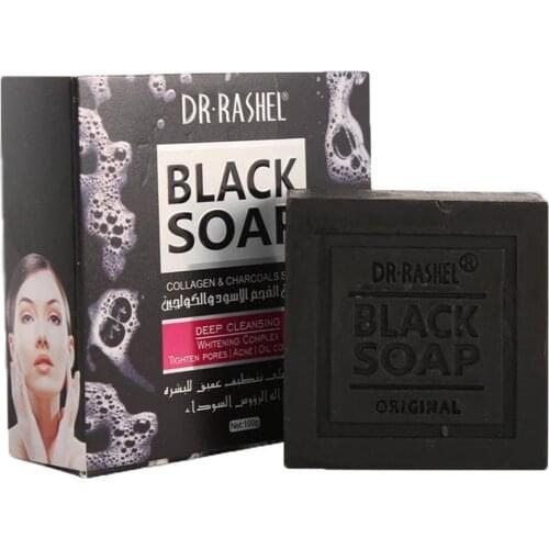 Natural Organic Herbal Essential Black Bamboo Oil Soap Whitening Handmade Soap Skin Remove Acne Deep Cleansing Face Hair Care