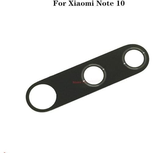 100 Pieces Original Rear Back Camera Glass Lens Cover For Xiaomi Mi Note 10 Note10 Lens Camera Outside Glass Lens With Stickers