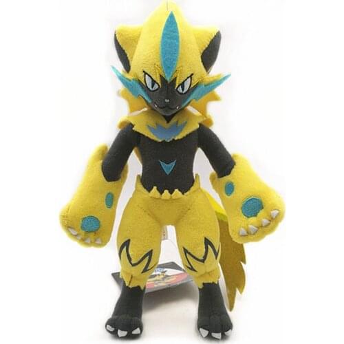 Pokemon Zeraora Trumpet Plush dolls pet toys elf dolls cute cartoon creative gifts childrens toys birthday gifts