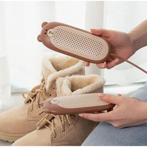 USB Bear Portable Thermostatic Multifunctional Timer Sterilization Student Dormitory Shoe Dryer