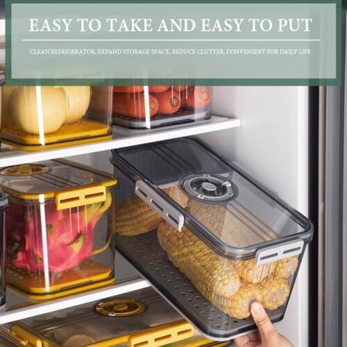 Transparent Airtight Pantry Pasta Box Multigrain Sealed Cans Food Storage Container PET Kitchen Refrigerator With Lid Fresh
