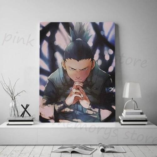 Shikamaru shadow possession jutsu anime Canvas painting decor wall art pictures bedroom study home decoration prints poster