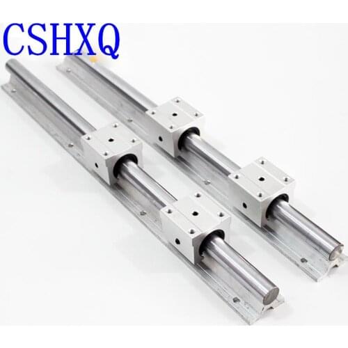 EU Warehouse No VATLength-250-1600mm Linear Guide Rail SBR12/SBR16/SBR20 +SBR12UU/SBR16UU/SBR20UU Linear Bearing Blocks for CNC
