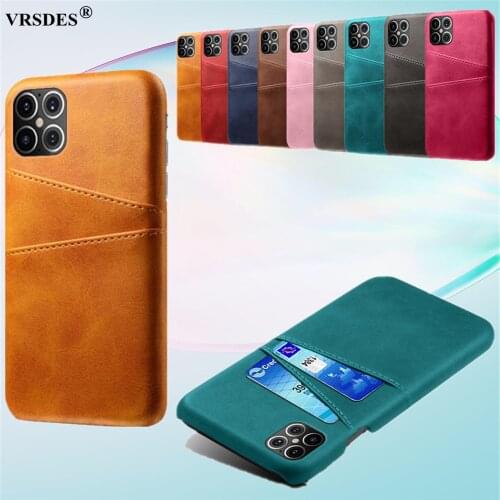 For iPhone 12 Pro Max 12 Mini XS MAX XR X Slim Card Slots PU Leather+PC Case For iPhone 11 12 Pro Max 7 8 6 6S Plus 5 5S SE 2020