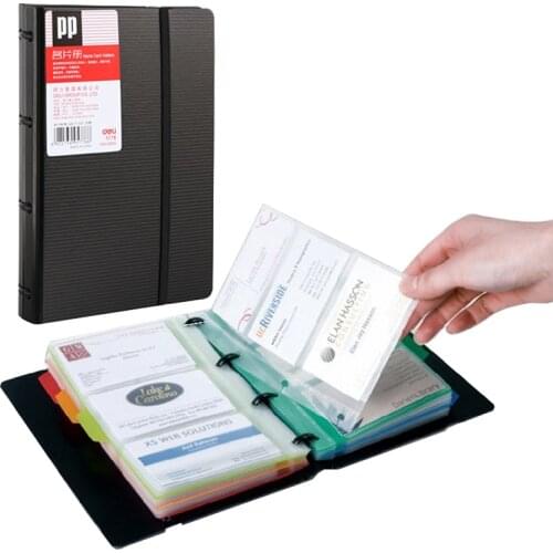 Business Card Book Easy To Classify Easy To Install Loose Leaf Business Card Holder Book Books Names Name Card Book