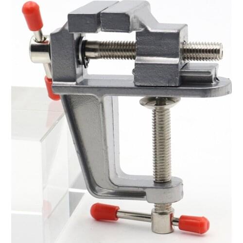 High quality Mini Table Vice Aluminium Alloy Bench Screw Bench Vise for DIY Jewelries Craft mould Fixed Repair Tool