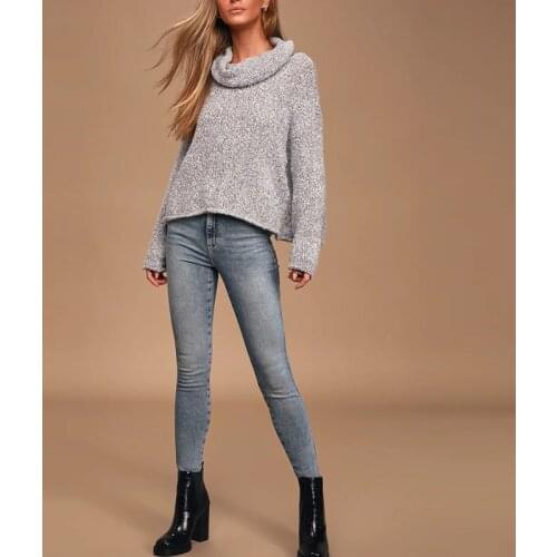 Women Sweaters Autumn Winter Tops Korean Slim Women Pullover Knitted Sweater Jumper Soft Warm Pull Femme 489