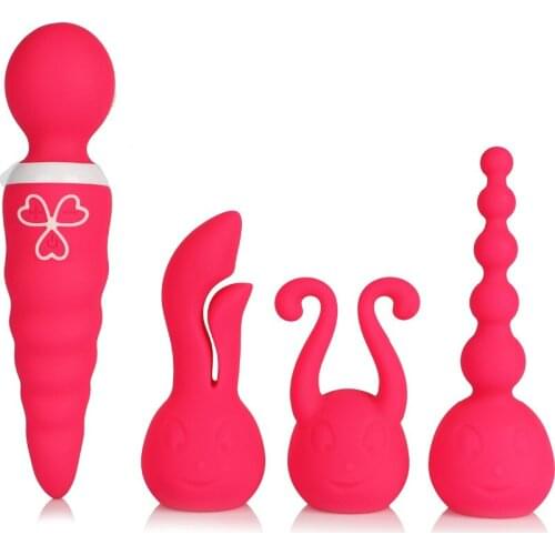 10 Frequency USB Charging Strong Vibrating AV Wand Massager Sex Vibrator Clitoris Stimulator Massage AV Stick Vibrator Sex Toys