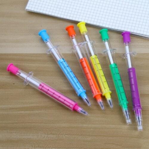 36 pcs/lot Creative Needle Gel Pen Cute 0.5 mm black Ink Signature Pens Promotional Gift Office School Supplies