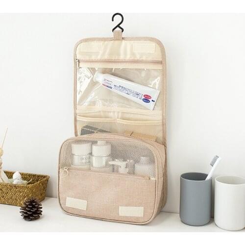 OL Bussiness Waterproof Transparent Cosmetic Bag Makeup Bag Foldable Travel Organizer Toiletry Bag Make Up Box Kosmetyczka Bolso