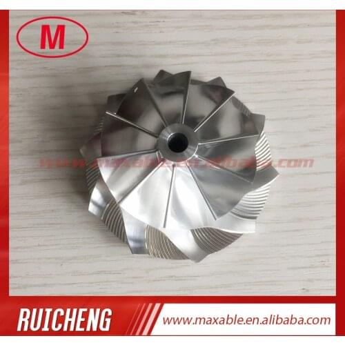 GT28 49.70/67.40mm 10+0 blades racing turbocharger milling/aluminum 2618/Billet compressor wheel