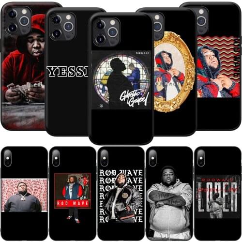 GX200 Rod Wave Silicone Soft Case for iPhone 12 Mini 11 Pro XS Max XR X 8 7 6 6S Plus 5 5S SE 2020