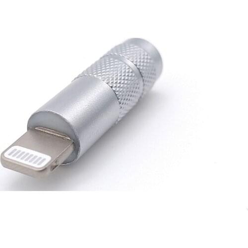 1piece HiFi DAC Decoder Chip Adapter for iphone lightning Male to 3.5mm/2.5mm Female Connector Jack for Earphone Amplifier