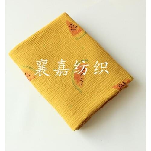 Cotton Gauze Cotton Double-Layer Crepe Seersucker Infant Season Blanket Material