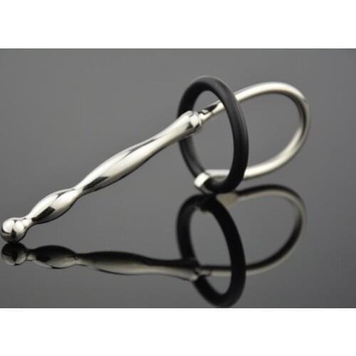 Stainless Steel Penis Rings Urethral Stretching Dilator Catheter Sound Male Chastity Device Sex Toys For Men
