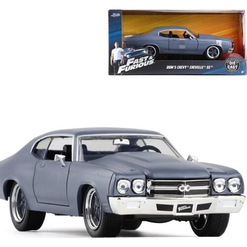 Collectible Die Cast 1:24 Car Models Alloy Vehicles Toys for Children gld52 Dodge Chanllenger Birthday Gift 1970 Chevrolet
