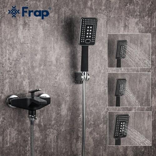 Frap Brass Bathroom Shower set Wall Mounted Shower Faucet bath bathtub water mixer tap hot and cold water F3257