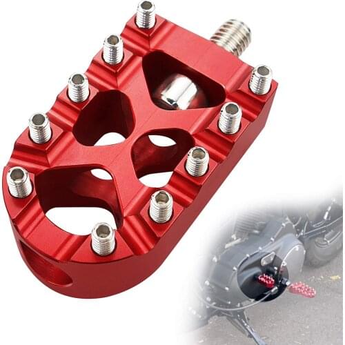 Motorcycle CNC Footrest peg 360° Roating Style Anti-Skid Gear Knurled Shifter Foot Peg for Harley