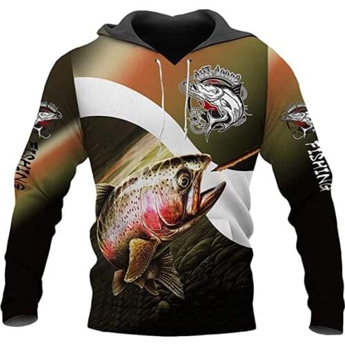 Fishing 3D Printed Mens Hoodies Harajuku Streetwear Autumn Hooded Sweatshirt Unisex Casual Jacket Tracksuits TD1998666544