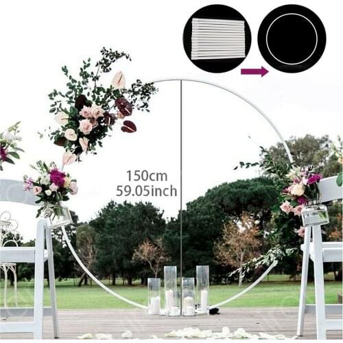 Ring Balloon Arch Set Column Stand Base Wreath Frame Kit Background Holder For Christmas Wedding Birthday Party Home Decoration