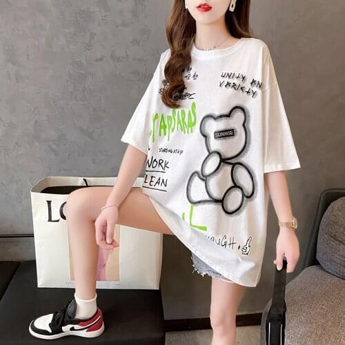 New Baby Loading 2021 Women Printed Pregnant T Shirt Girl Maternity Short Sleeve Pregnancy Announcement Shirt New Mom Clothes