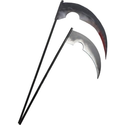 Anime Angels of Death Zack Sickle Sword Prop Cosplay Replica Weapon Halloween Carnival Custom Hand Made Props