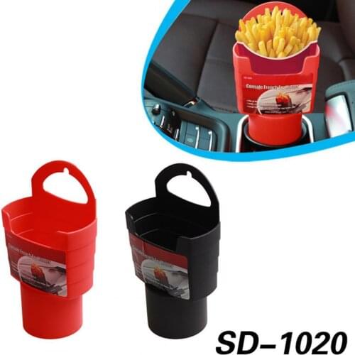 SD-1020 Car Drink Holder Sturdy Space-saving PP Automotive Car Cup Holder for Shunwei Car Storage