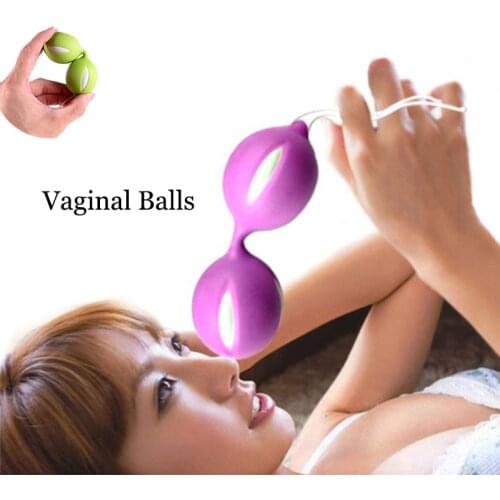 Kegel Sex Toys Vaginal Geisha Ball Vagina Tighten Exercise Women Silicone Waterproof Vibrator Dumbbells Yoga Daily 18Adults Toys