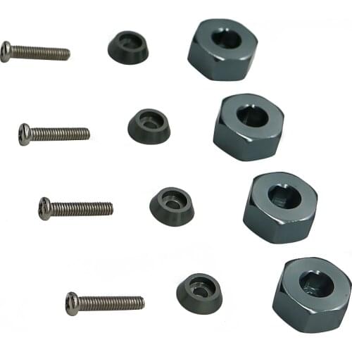 WPL Wheel Hex Converter From 6mm To 12mm Hub Adapter for Henglong Upgarde Part C14 C24 B14 B24 B16 B36 Military truck&crawler