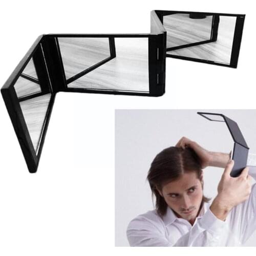 Hair Colouring Makeup Mirrors 360 No Dead Angle Foldable Up Mini Hair Folding Portable Makeup Mirror Mirror Tool Colouring Z8X0