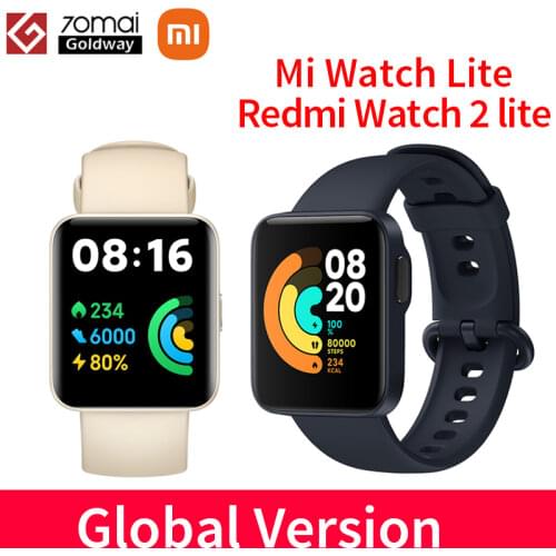 Original Global Version Xiaomi Mi Watch Lite GPS 1.4" Display Fitness Tracker Bluetooth Sport Waterproof Women Man Mi Smartwatch