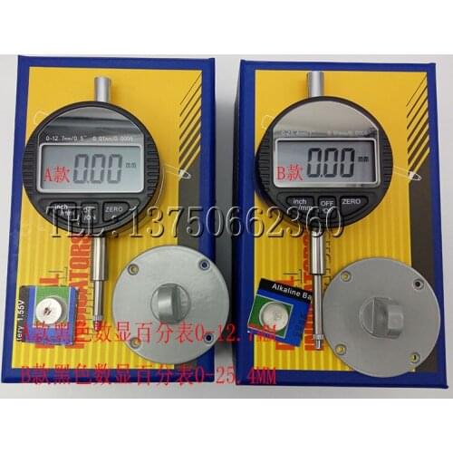 High quality Digital Indicator 0.01/.0005 Digital Dial indicator Range 12.7mm/0.5" Gauge