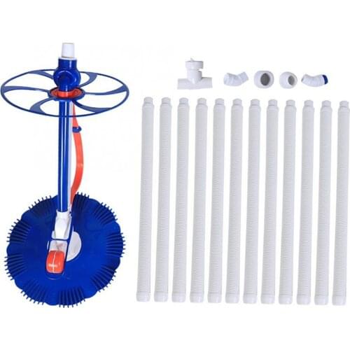 In-ground/ Above Ground Pool Vacuum Cleaner Powerful Suction Sweeper Cleaner with 12 Hoses