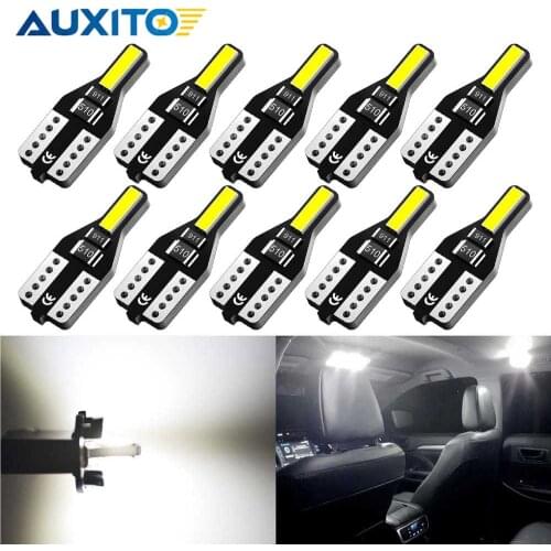 10x T10 W5W LED Bulb Reading Dome Door Lamp Car Interior Light For TOYOTA CROWN REIZ VIOS PRADO COASTER CAMRY COROLLA PRIUS RAV4