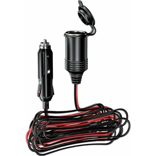 3meter 12v / 24v Car Extension Cable For Waterproof Cigarette Lighter Battery Car Terminal Alligator Clip Socket Adapter