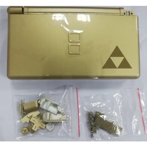 Brand New For Nintendo ds Lite Full Housing Shell Case,Golden Triangle Casing For N ds Lite Housing/Case/Shell,included stylus