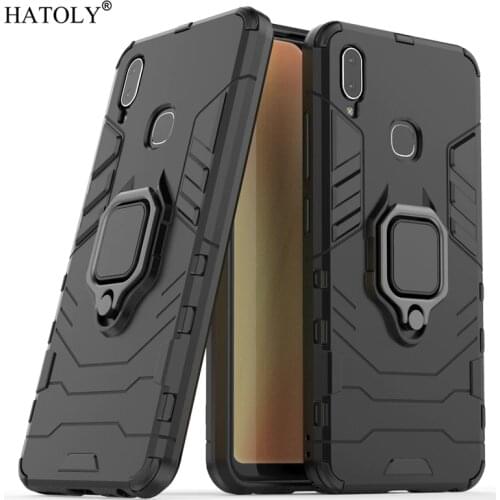 Vivo Y91 Case Cover for Vivo Y91 Magnetic Finger Ring Phone Case Shell Bumper Protective Hard PC Armor Case For Vivo Y91 Y95