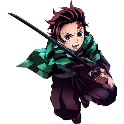 Demon Killer nezuko Camado color car stickers for Volkswagen BMW E46 E90 Passat B6 sticker