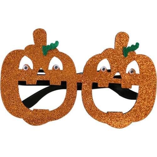 Halloween Glasses Funny Pumpkin Spider Decor Kids Glasses Holiday Party Eyewear Photo Prop Eyeglasses Festival Party Accessories