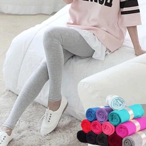 New Japanese version nine-point modal color comfortable high elastic candy color leggings leggings