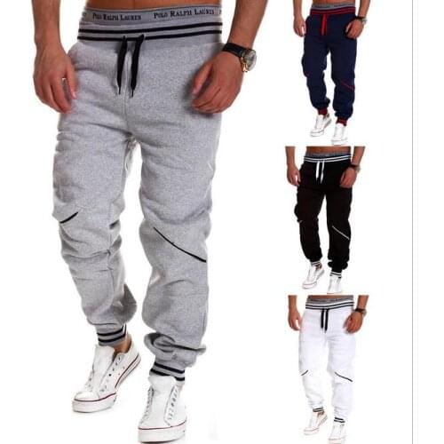 HOT 2020 Outdoor Spring Autumn Sport Training GYM Men Jogger Elastic waist Sweatpants Harem Pants Baggy Leg Male Trousers